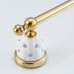 YUTU JSJ01 Antique Brass Crystal Towel Bar 23.6''L Zirconium Gold Bathroom Towel Holder Rack(Toilet Paper Holder/Towel Bar/Towel Ring/Coat Hook) - B06XH8QY43